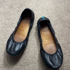 Tieks black flats